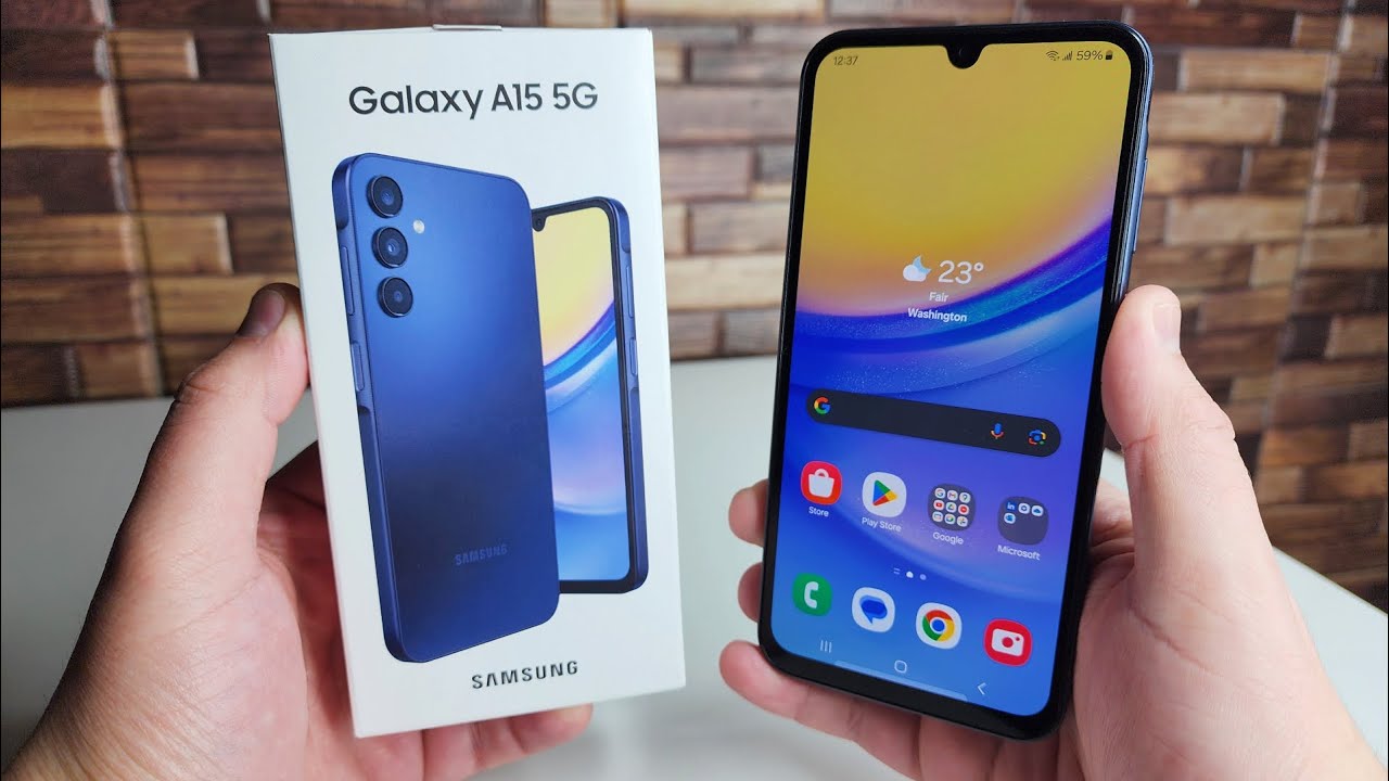 Samsung Galaxy A15 5G – 6.5″ Display, 4GB RAM + 128GB ROM, Dual SIM, 5G Smartphone